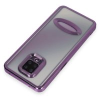 Newface Xiaomi Redmi Note 9S Kılıf Slot Silikon - Mor