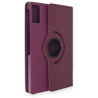 Newface Xiaomi Redmi Pad SE 4G Kılıf 360 Tablet Deri Kılıf - Mürdüm