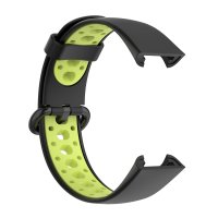 Newface Xiaomi Redmi Watch 2 Lite Spor Delikli Kordon - Siyah-Yeşil
