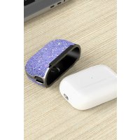 Onegif Airpods (1.nesil) Bright Simli Airpods Kapak - Derin Mor