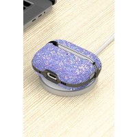 Onegif Airpods 2 (2.nesil) Bright Simli Airpods Kapak - Gümüş