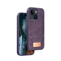 Onegif iPhone 15 Bright Simli Kapak - Derin Mor