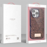 Onegif iPhone 16 Bright Simli Kapak - Derin Mor