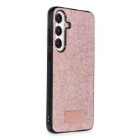 Onegif Samsung Galaxy A34 5G Bright Simli Kapak - Pembe