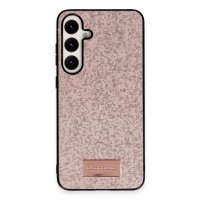 Onegif Samsung Galaxy A55 5G Bright Simli Kapak - Pembe