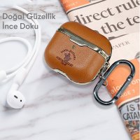 Santa Barbara Polo Racquet Club Airpods 3 (3.nesil) Amaury Kılıf - Kahverengi