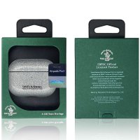 Santa Barbara Polo Racquet Club Airpods Pro 2 (2.nesil) Aurora Simli Kılıf - Siyah