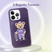 Santa Barbara Polo Racquet Club iPhone 13 Pro Max Crete Deri Kapak - Kırmızı
