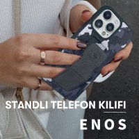 Santa Barbara Polo Racquet Club iPhone 13 Pro Max Enos Standlı Kapak - Kırmızı
