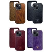 Santa Barbara Polo Racquet Club iPhone 14 Knight Deri Kapak - Lacivert