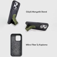 Santa Barbara Polo Racquet Club iPhone 14 Parker Stand Kapak - Gri