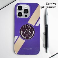 Santa Barbara Polo Racquet Club iPhone 14 Pro Max Alden Kapak - Mor