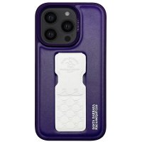 Santa Barbara Polo Racquet Club iPhone 14 Pro Max Parker Stand Kapak - Mor