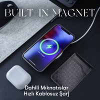 Santa Barbara Polo Racquet Club iPhone 14 Pro Timothy Cüzdanlı Standlı Kapak - Kahverengi