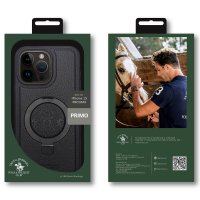 Santa Barbara Polo Racquet Club iPhone 15 Primo Magsafe Stand Kapak - Kırmızı