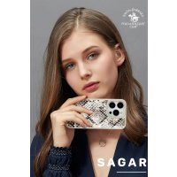 Santa Barbara Polo Racquet Club iPhone 15 Pro Max Sagar Magsafe Kapak - Titan Gri