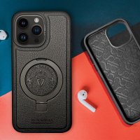 Santa Barbara Polo Racquet Club iPhone 15 Pro Primo Magsafe Stand Kapak - Siyah