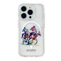 Santa Barbara Polo Racquet Club iPhone 15 Pro Willie Şeffaf Magsafe Kapak - Painting