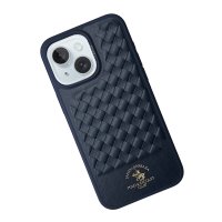 Santa Barbara Polo Racquet Club iPhone 15 Ravel Deri Kapak - Lacivert