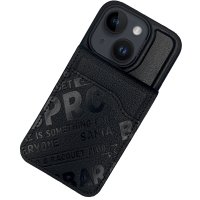 Santa Barbara Polo Racquet Club iPhone 15 Timothy Cüzdanlı Standlı Kapak - Siyah
