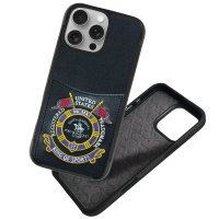 Santa Barbara Polo Racquet Club iPhone 16 Abner İçi Süet Nakış Desenli Kartvizitli Kılıf - Titan Gri