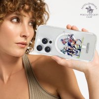 Santa Barbara Polo Racquet Club iPhone 16 Willie Şeffaf Magsafe Kapak - Painting