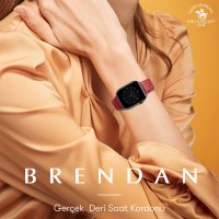 Santa Barbara Polo Racquet Club Watch 42mm Brendan Deri Kordon - Kahverengi