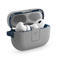 Uniq Airpods Pro 2 (2.nesil) Clyde Kilitli Kılıf - Mavi