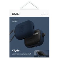 Uniq Airpods Pro 2 (2.nesil) Clyde Kilitli Kılıf - Mavi
