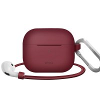 Uniq Airpods 3 (3.nesil) Vencer Silikon Kılıf - Bordo