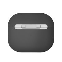 Uniq Airpods 4 (4.nesil) Lino Silikon Kılıf - Gri