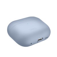 Uniq Airpods Pro 2 (2.nesil) Lino Silikon Kılıf - Mavi