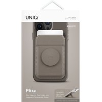Uniq Flixa Popsocketli Manyetik Kartlık Stand - Gri