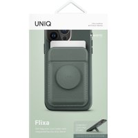 Uniq Flixa Popsocketli Manyetik Kartlık Stand - Koyu Yeşil