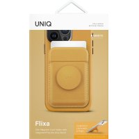 Uniq Flixa Popsocketli Manyetik Kartlık Stand - Sarı