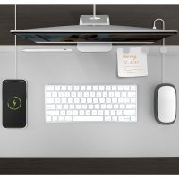 Uniq Hagen Reversible Kablo Organizerli Silikon Masaüstü Düzenleyici - Mavi