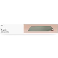 Uniq Hagen Reversible Kablo Organizerli Silikon Masaüstü Düzenleyici - Yeşil