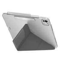 Uniq iPad Pro 13 (2024) Camden Katlanabilir Tablet Kapak - Koyu Gri