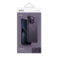 Uniq iPhone 14 Pro Combat Kapak - Derin Mor
