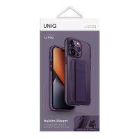 Uniq iPhone 14 Pro Heldro Mount Kapak - Derin Mor