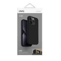Uniq iPhone 14 Pro Lino Hue Magsafe Kapak - Gri