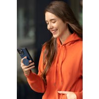 Uniq iPhone 14 Pro Novo Standlı Kapak - Mavi