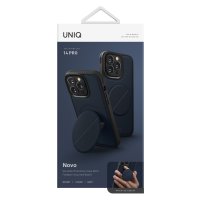 Uniq iPhone 14 Pro Novo Standlı Kapak - Mavi