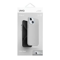 Uniq iPhone 15 Lino Hue Magsafe Kapak - Gri