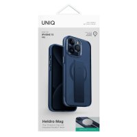 Uniq iPhone 15 Pro Heldro Magsafe Kapak - Lacivert