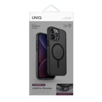 Uniq iPhone 15 Pro Max LifePro Xtreme Magsafe Kapak - Siyah