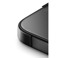 Uniq iPhone 15 Pro Optix Hayalet Cam Ekran Koruyucu - Siyah