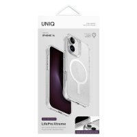 Uniq iPhone 16 Plus LifePro Xtreme Magsafe Kapak - Simli