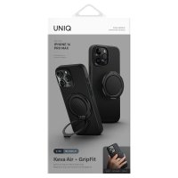 Uniq iPhone 16 Pro Max Keva Air Magsafe Gripfit Premium Kılıf - Siyah