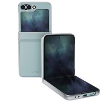 Uniq Samsung Galaxy Z Flip 6 Ora Katlanabilir Deri Kapak - Yeşil